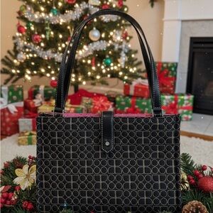 Vintage Kate Spade Dot Noel tote